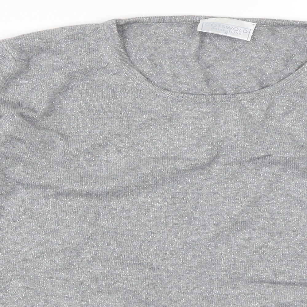 Cotswold Womens Silver   Pullover Jumper Size S