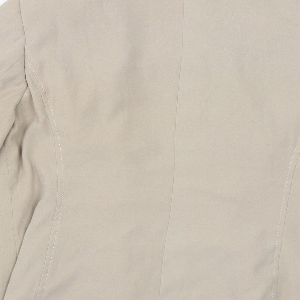 BM Womens Beige Jacket Size 12