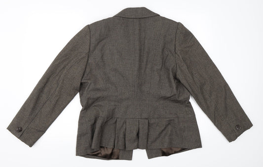 Per Una Womens Brown Jacket Blazer Size 10