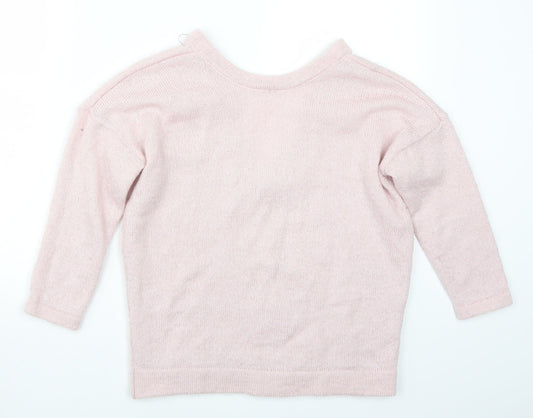 Mohito Womens Pink Pullover Jumper Size L