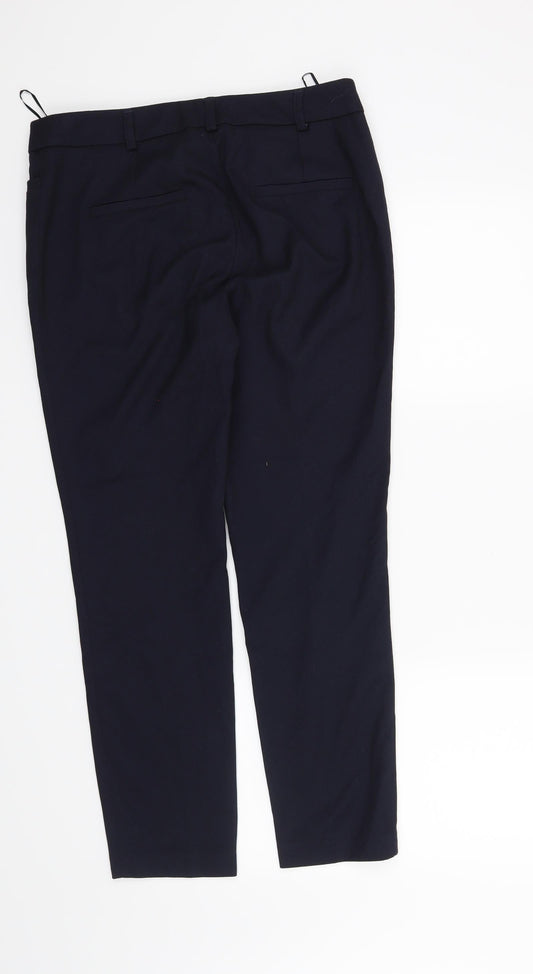 NEXT Womens Blue Trousers Size 10 L27 in