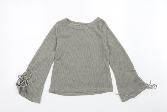 Preworn Womens Grey Pullover Jumper Size S