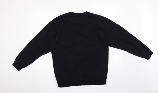 Active Mens Black Pullover Jumper Size S
