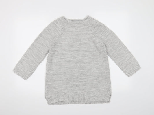love knitwear Womens Grey Pullover Jumper Size S