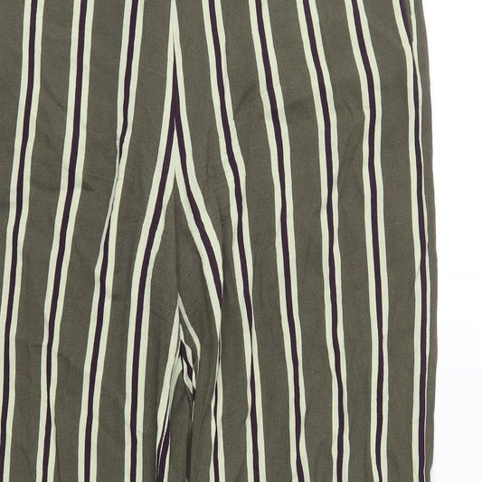 Libertine Womens Green Striped Trousers Size S L30 in