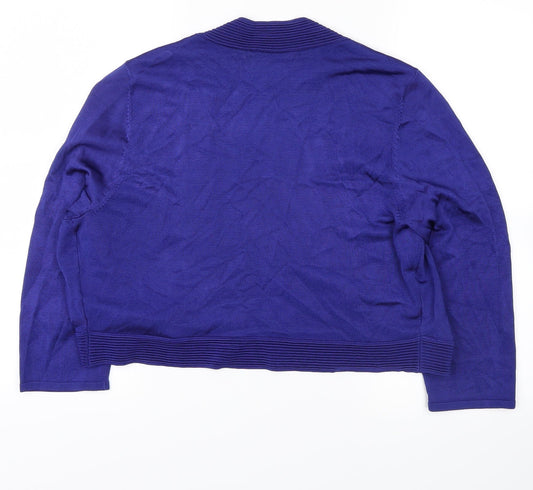 windsoor Womens Blue Cardigan Jumper Size M