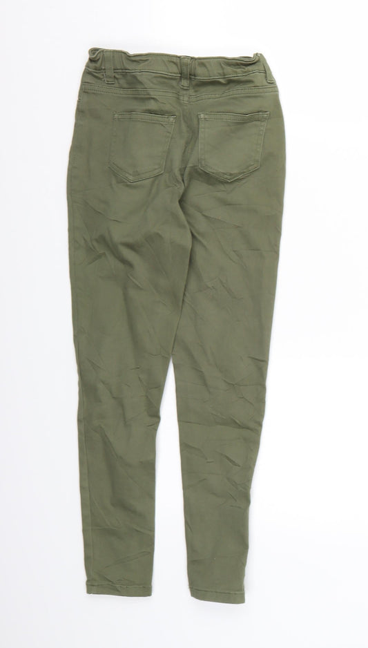 Denim co. Girls Green Denim Skinny Jeans Size 9-10 Years