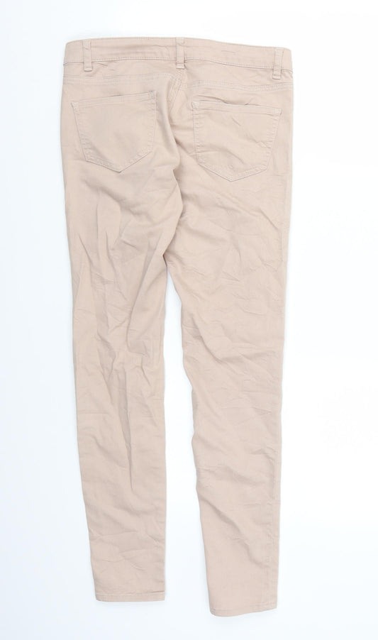 Waredenim Womens Pink Denim Skinny Jeans Size 12 L28 in