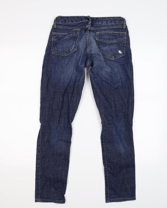 Gap Womens Blue Denim Skinny Jeans Size S L27 in