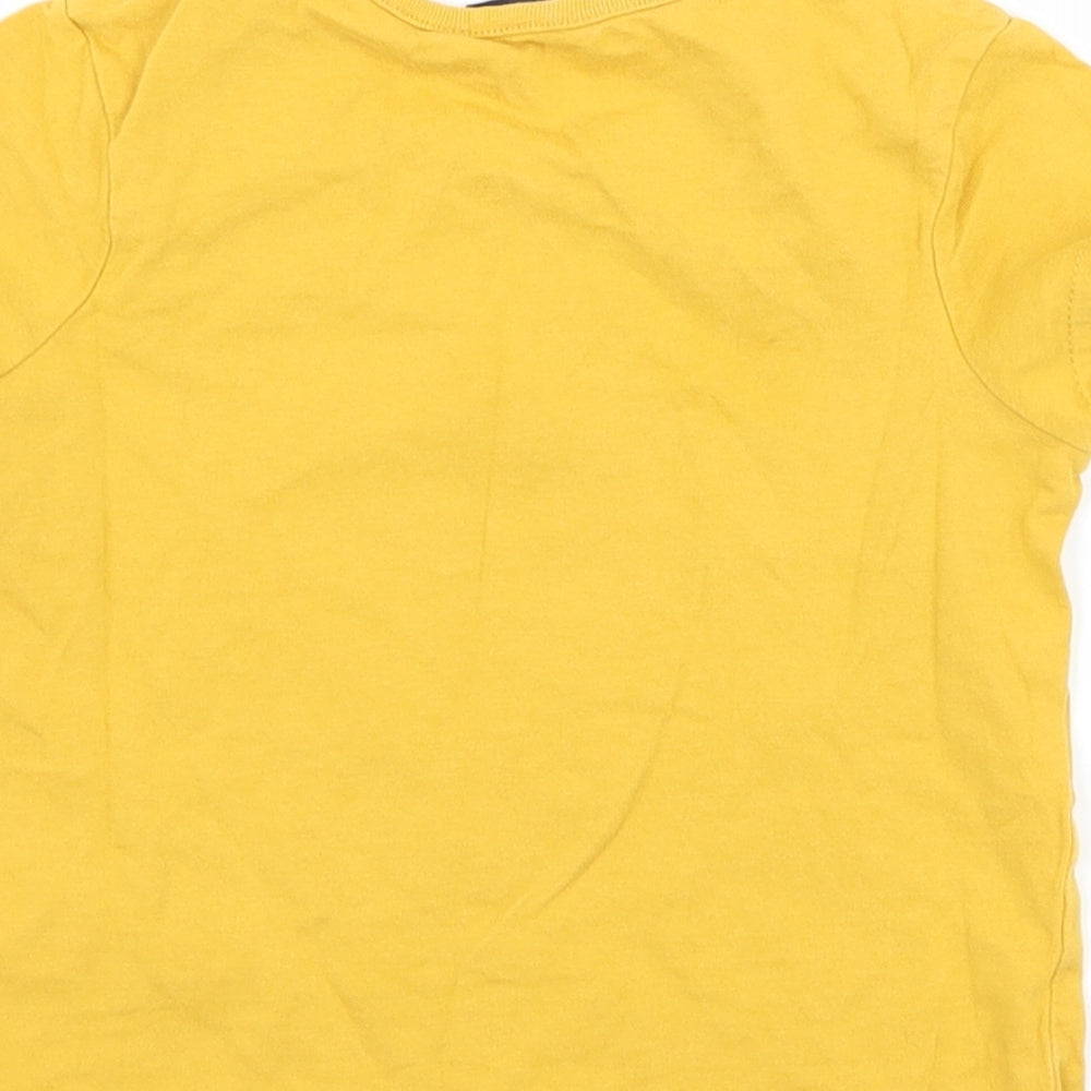 George Baby Orange Basic T-Shirt Size 18-24 Months - slogan