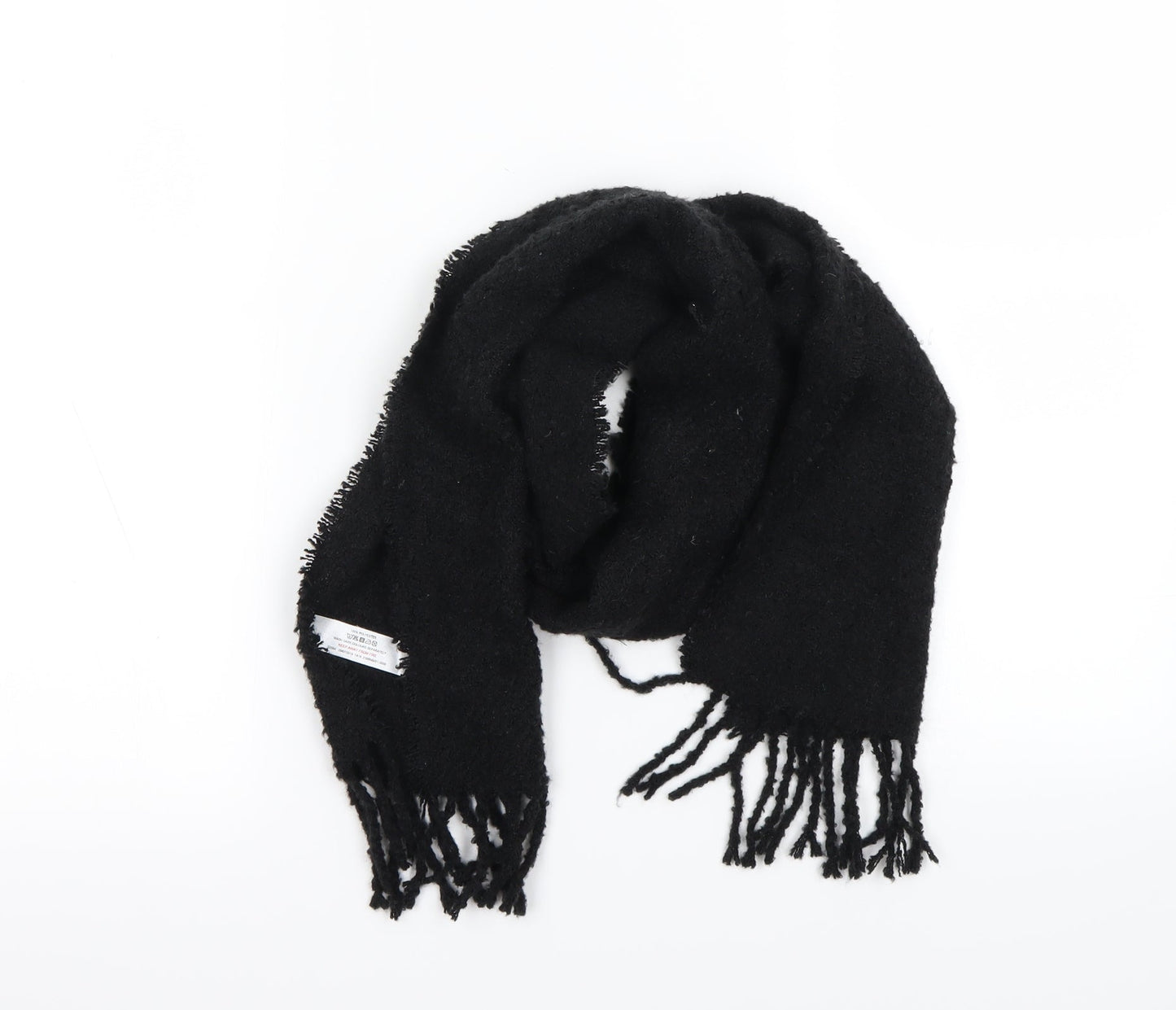Preworn Unisex Black Scarf