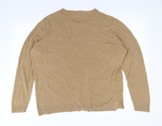 Love knitwear Womens Brown Pullover Jumper Size 20
