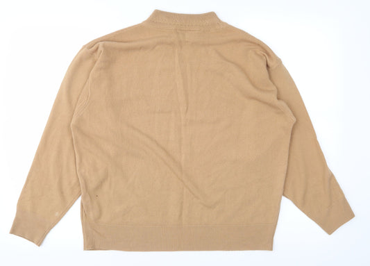 Courtelle Womens Brown Pullover Jumper Size XL