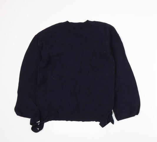 Marks and Spencer Womens Blue Knit Pullover Jumper Size 8