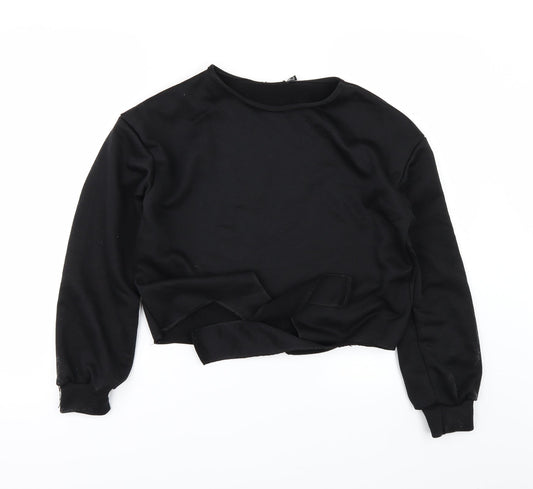 Preworn Womens Black Pullover Jumper Size 8