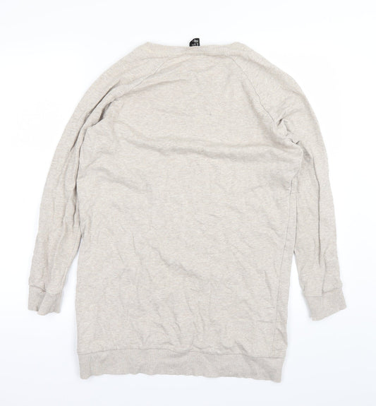 H&M Womens White Pullover Jumper Size S