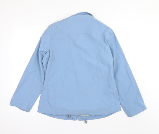 Berkertex Womens Blue Overcoat Coat Size 10