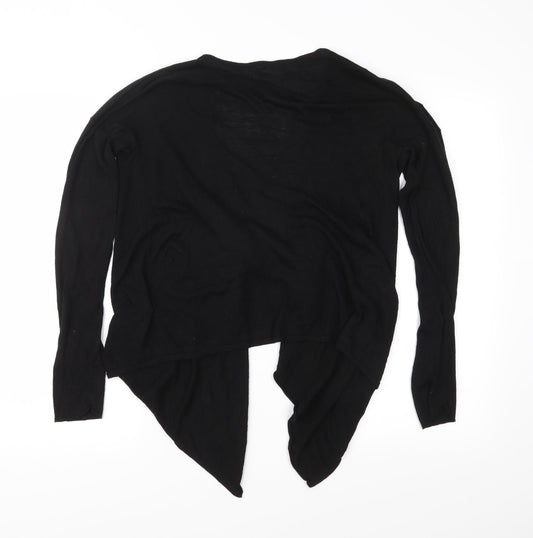 H&M Womens Black Knit Cardigan Jumper Size XS