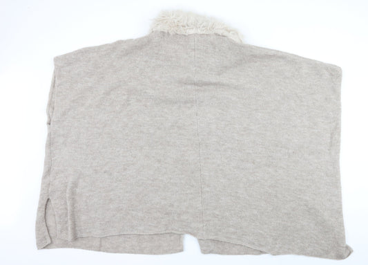 Marks and Spencer Womens Beige Knit Cardigan Jumper One Size