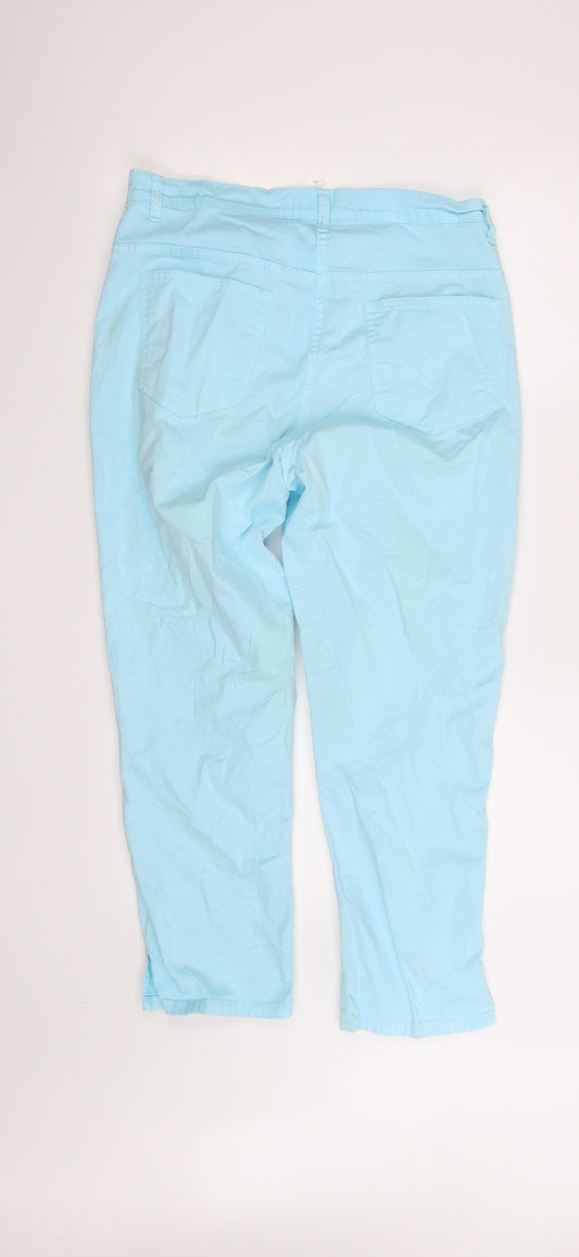 amazing vintage Womens Blue Straight Jeans Size 14 L27 in