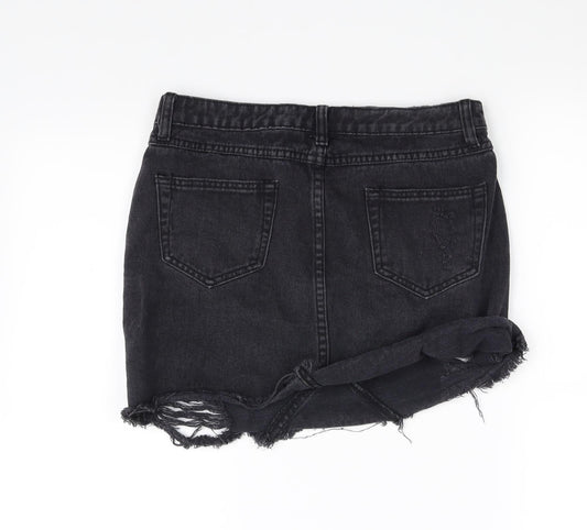 In the Style Womens Black Mini Skirt Size 10