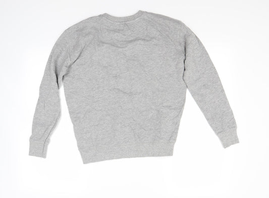 Womens UK XS Regular Disney Grey Pullover Sweatshirt