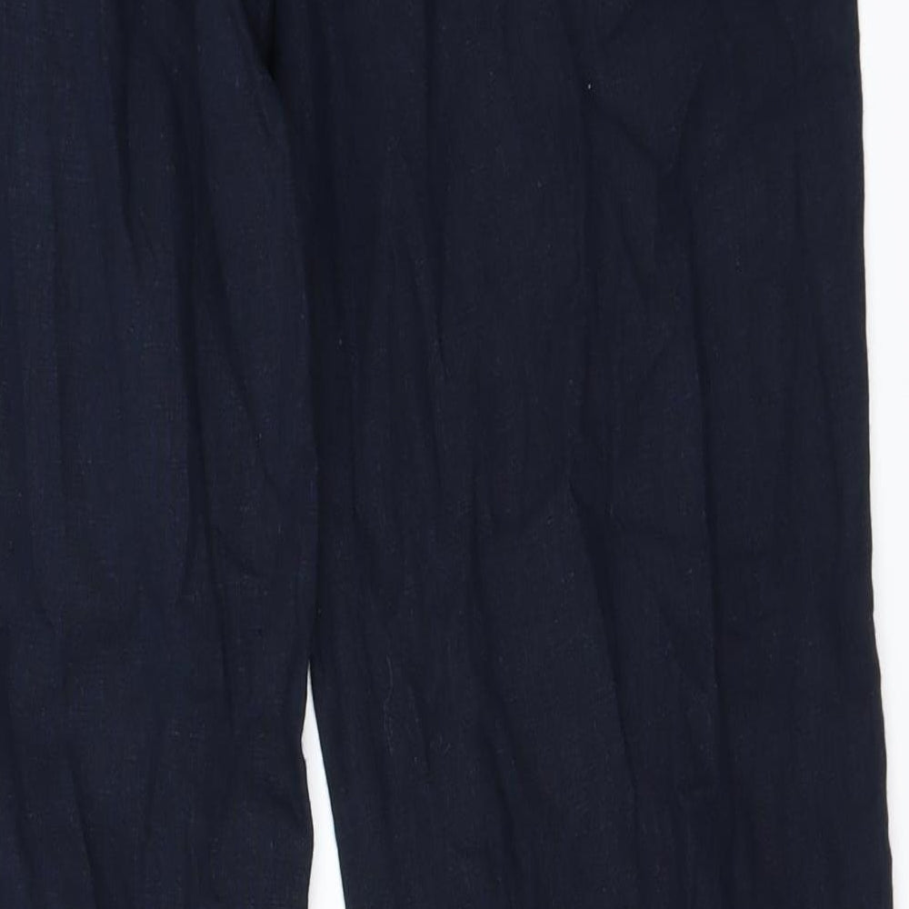 NEXT Womens Blue Trousers Size 8 L28 in