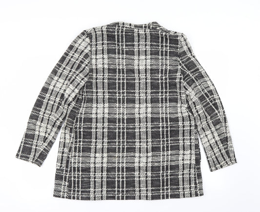 New Look Womens Grey Jacket Coat Size 12