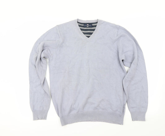 Marks and Spencer Mens Purple Pullover Jumper Size S