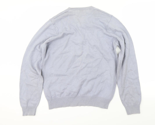 Marks and Spencer Mens Purple Pullover Jumper Size S