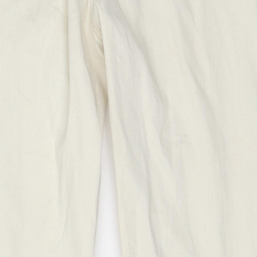 Topshop Womens Ivory Denim Skinny Jeans Size 30 in L30 in
