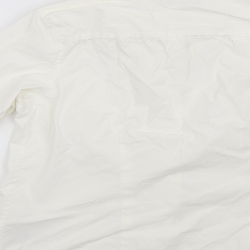 Gap Womens White Basic Button-Up Size 12