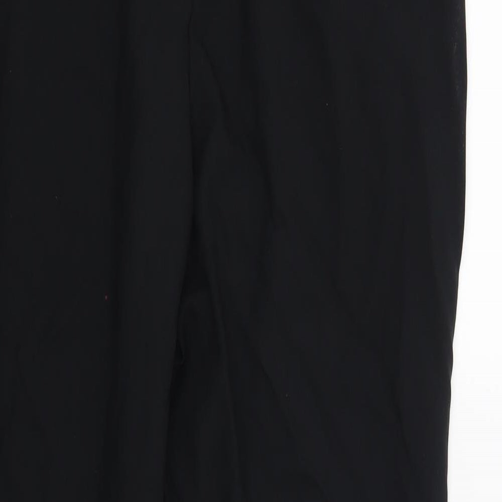Dorothy Perkins Womens Black Trousers Size 12 L26 in