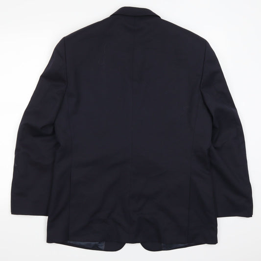 Westbrook Womens Blue Jacket Suit Jacket Size 40