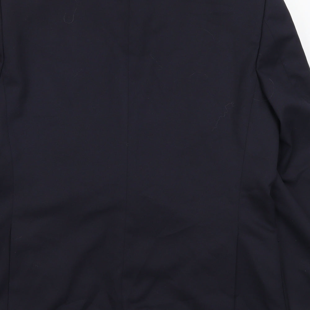 Brand and care label for Westbrook women’s blue jacket suit jacket, size UK 40