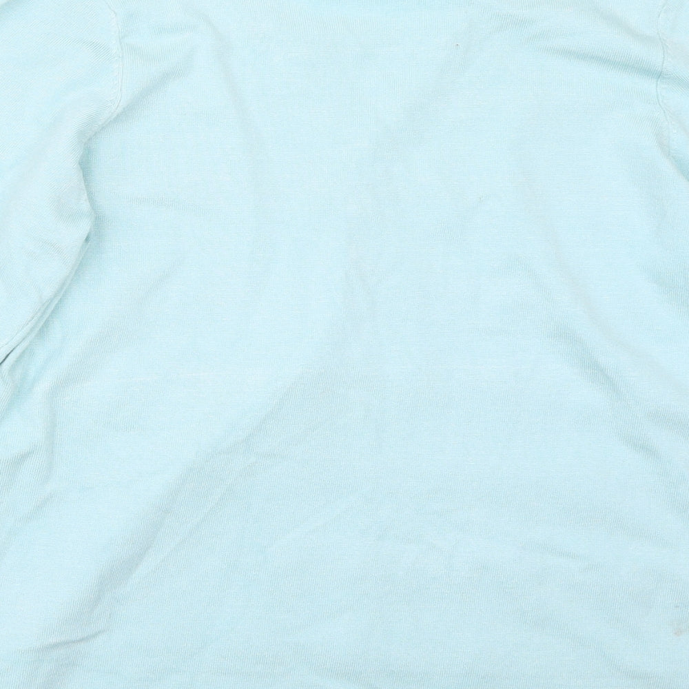 Preworn Womens Blue Basic T-Shirt Size M