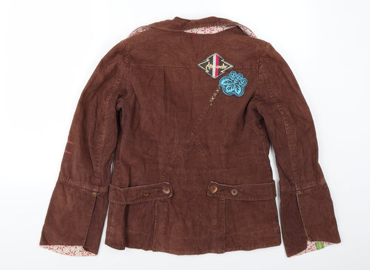 Komodo Womens Brown Jacket Coat Size S
