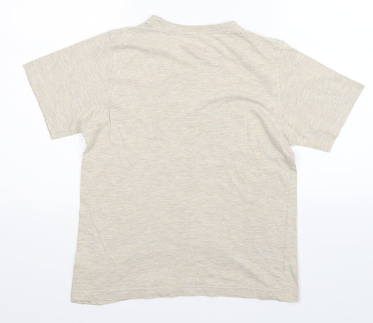 Denim73 Boys Beige Basic T-Shirt Size 10-11 Years