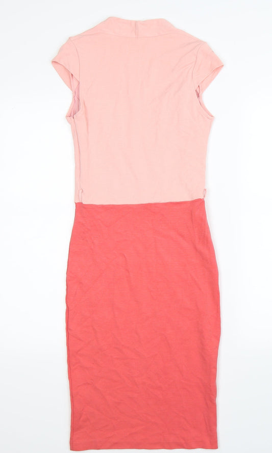 River Island Womens Pink Bodycon Size 10