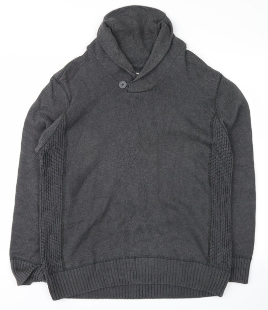 authentic quality Mens Grey Pullover Jumper Size L