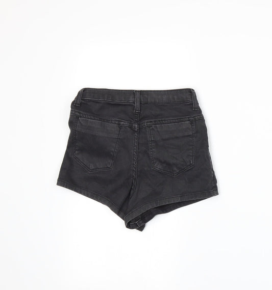 Topshop Womens Grey Hot Pants Shorts Size 6