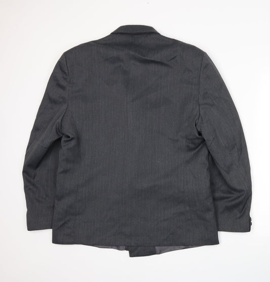 Marlowe Mens Grey Jacket Suit Jacket Size L