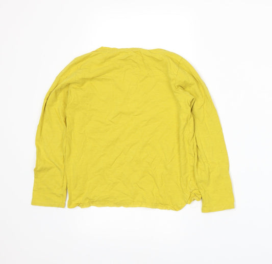 RESERVED Girls Yellow Jersey Basic T-Shirt Size 8 Years