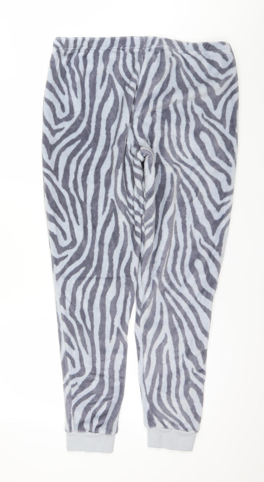 Avon Womens Blue Animal Print Sweatpants Trousers Size 16 L28 in