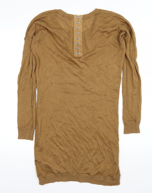 ASOS Womens Brown Basic T-Shirt Size 6