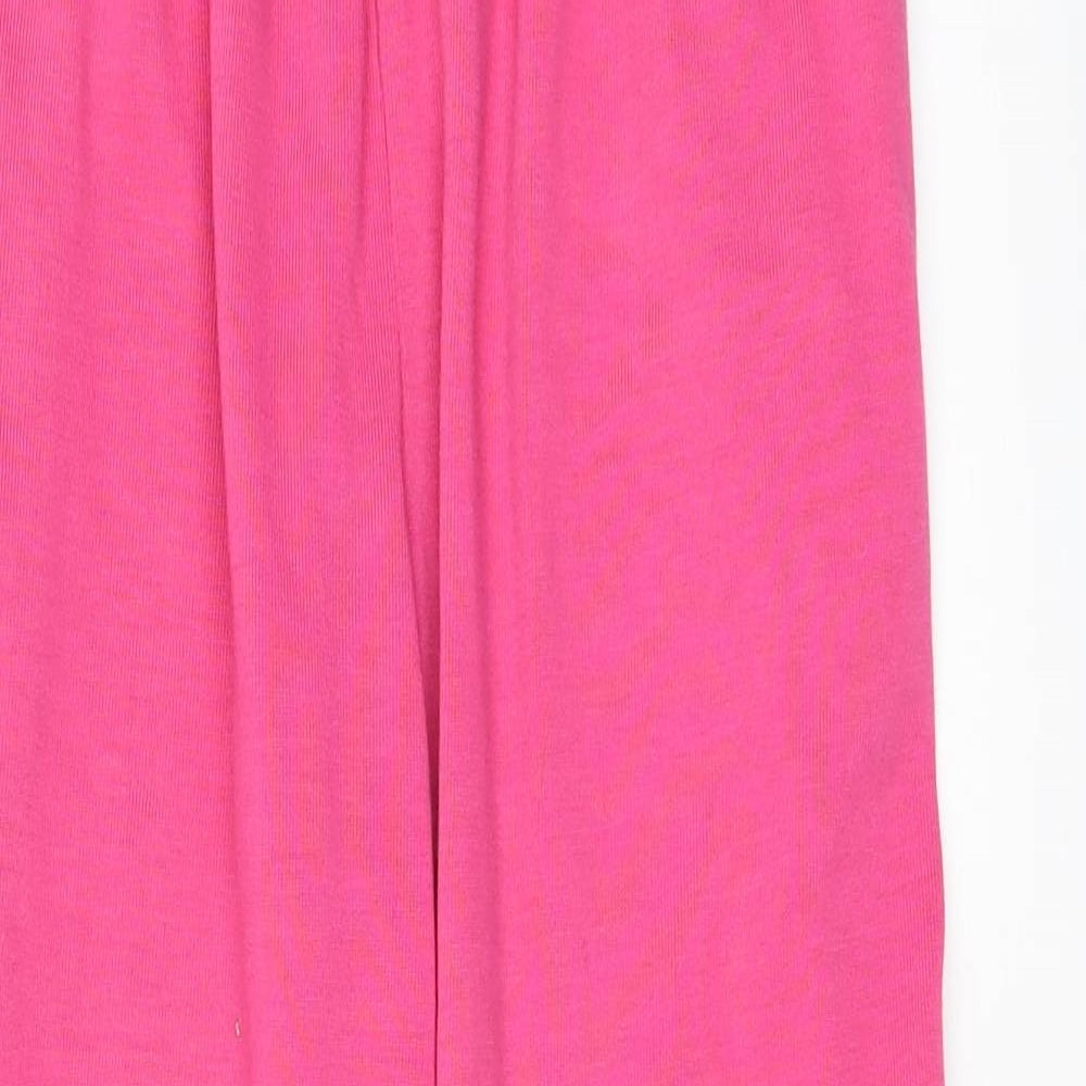Reebok Womens Pink Sweatpants Trousers Size S L24 in