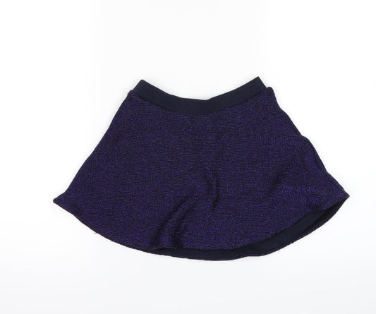 River Island Girls Blue A-Line Skirt Size 3-4 Years