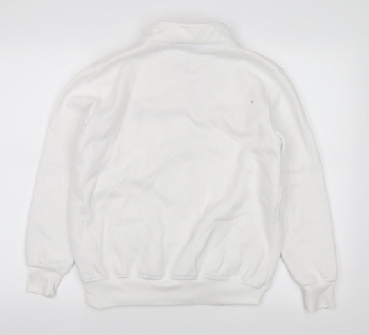 collection Womens White Cardigan Jumper Size S