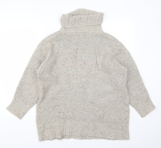 Anthology Womens Grey   Henley Jumper Size 16