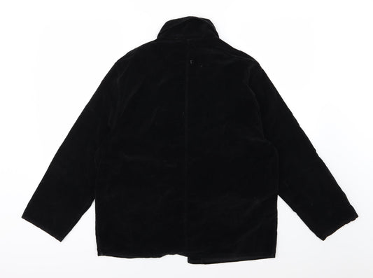 Lilley Whittingham Womens Black Velour Jacket One Size
